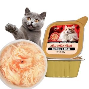 <span class=keywords><strong>Cibo</strong></span> Umido <span class=keywords><strong>per</strong></span> <span class=keywords><strong>Gatti</strong></span> in Scatola con Ingredienti Freschi e Naturali, 100g di Carne Vera, Latte di Capra, Pollo, Tonno, Krill, Basso MOQ - Product Image 2
