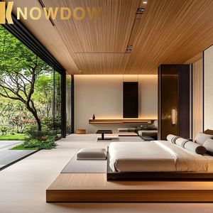 Knowdow Interieurontwerpdiensten 3d Geven Minimalistische Villa 'S Cad-Tekenverlichting Smart Home Plan/Hoogte Weer - Product Image 5