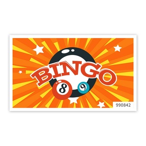 Vente en gros usine : Kit de cartes de bingo DIY personnalisées avec grilles numérotées en papier à languettes, conception d'impression numérique et marqueurs de bingo - Product Image 5