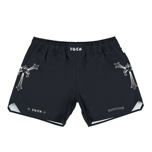 High Quality Custom Unisex Muay Thai MMA Kickboxing Jit Jitsu <b>Grappling</b> <b>Shorts</b> Heat-Transfer Printed Stretch Light Weight Quick - Product Image 4