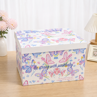 Caja de Regalo de Cartón Extra Grande Personalizada, Impresa a Color, Caja de Almacenamiento y Empaque para Regalos de San Valentín y Cumpleaños