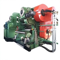 Machine à Calendrier en Caoutchouc de 550 mm à Commande PLC, Broyeur à Deux Rouleaux avec Refroidissement par Eau pour le Compostage du Caoutchouc
