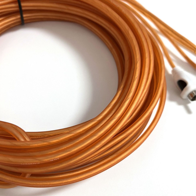 3M 4-pin to 2RCA car amplifier audio cable, matte finish, dual-color injection molded connectors