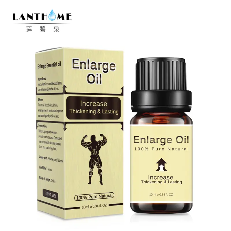 OEM/ODM Men's Essential Oil 10ML Body Massage Oil Pure Plant Essence Penis Massage Oil