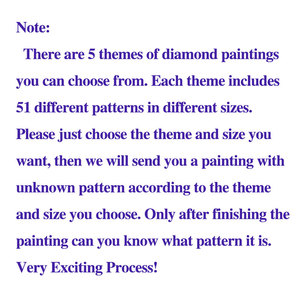 Ever Moment diamant peinture <span class=keywords><strong>Surprise</strong></span> cadeau image aléatoire 5D plein carré mystérieux diamant broderie bricolage décor à la maison MY001 - Product Image 3