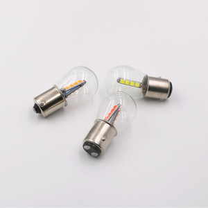 Car turn signal high-mounted brake <b>light</b>, 8 <b>LED</b> high-brightness glass <b>light</b>, 3030, modified car small <b>light</b> 12V. - Product Image 1