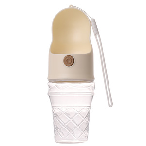 Portable Water Dispenser For Dogs Plastic <b>Manual</b> <b>Pump</b> Outdoor Travel Use - Product Image 2