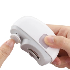 Safety Trimmer <b>File</b> Cutter Baby Automatic Polishing Scissors Electric 2-In-1 Nail Clipper Clippers Baby Safety Nail Clippers - Product Image 1