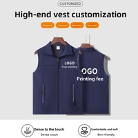 Gilet d'hiver en polyester respirant, imperméable et léger, gilets de sécurité pour travaux de construction en extérieur, uniformes de travail