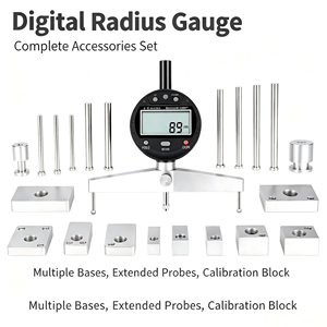 Medidor de Radio Digital Shance 200-2200mm, Regla Electrónica de Arco para Medición de Esferas Internas/Externas, Precisión de ±0.01mm - Product Image 3