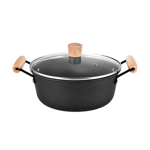 Set di Pentole Antiaderenti per Cucina, Adatte per Fornelli a Gas e Piani a Induzione, Set di 3 Pezzi con Coperchi in Vetro - Product Image 3