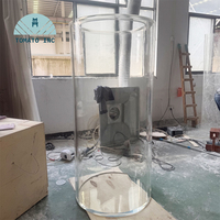 Ventana de Acrílico Transparente para Piscina, Diseño Cuadrado Moderno, de TOMATO INC, para Conceptos de Piscinas Modernas