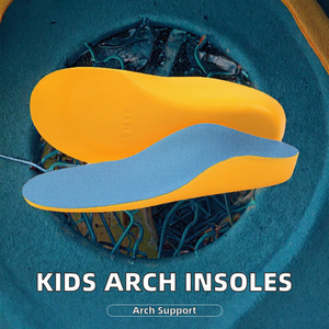 Semelles orthopédiques en PU ultra-douces pour enfants, soutien de la voûte plantaire, semelles pour tout-petits avec soulagement des pieds plats, inserts confortables pour enfants - Product Image 2