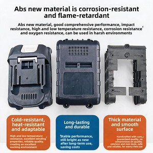 Kit de boîtiers de protection de batterie 21V avec carte PCB pour perceuse électrique, clé à chocs, outil électrique, boîtier de batterie BMS PURPEL - Product Image 1