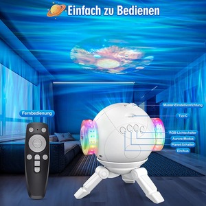 Proyector de Estrellas, Lámpara LED de Techo con Nebulosa Estrellada, Proyector Espacial, Luz Nocturna de Galaxia para Dormitorio, Decoración del Hogar, Regalo para Niños - Product Image 5