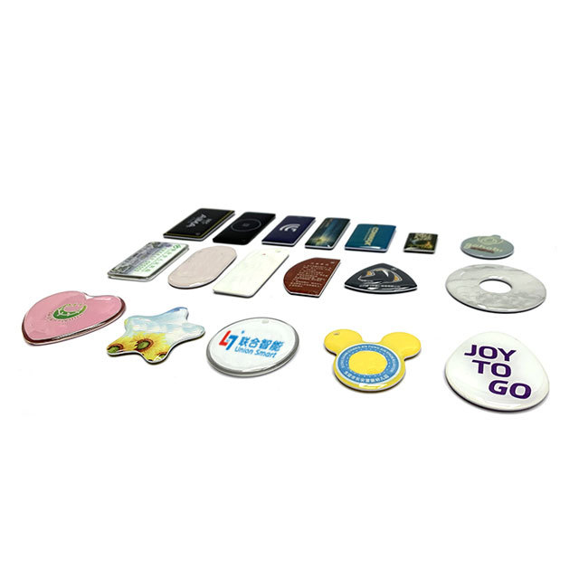 Free Samples Custom logo NFC Sticker Social Media Tag Dia30mm Ntg213 Ultralight AES NFC Touch Epoxy Sticker Tags