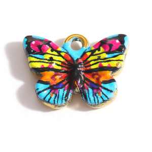Dijes de Acero Inoxidable Chapados en Oro con Forma de Cruz, Mariposa y Estrella de Mar para Hacer Joyería, Colgantes para Pulseras y Collares - Product Image 4