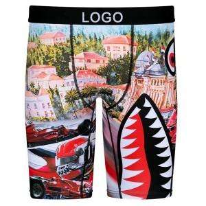 Sous-vêtements pour hommes, taille plus, logo personnalisé, même style, 90% polyester, 10% élasthanne, sous-vêtements pour hommes - Product Image 6