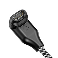Fenix 8 7X 6S PRO 2-en-1 USB Type-C Câble de charge rapide 3A avec gaine en nylon et blindage de tresse