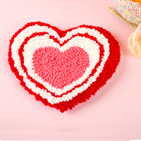 Sous-verres tuftés à la broche de haute qualité, design personnalisé, mignons et doux, lot de 6 sous-verres de table à motifs de dessins animés, kit DIY pour débutants