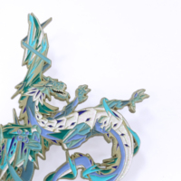 Badge métallique personnalisé, pièces, épingle en émail lumineux et douce, peinture Antique avec aimant