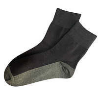 Chaussettes pour hommes OEM en fibre de cuivre antibactérienne Chaussettes pour hommes en fibre de bambou Chaussettes pour affaires