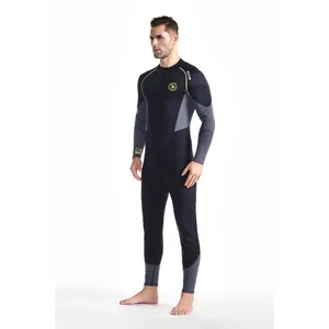 3MM Neoprene Full Logo Printing Long Sleeve Wet Suit Spear Fishing Swimming De Surf Men Wetsuit For Surfing