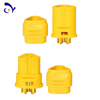 Connecteur de prise CC à trois broches Amass MT30 jaune pour moteur ESC, application d'alimentation de moteur à 3 pôles pour batterie d'aéromodélisme
