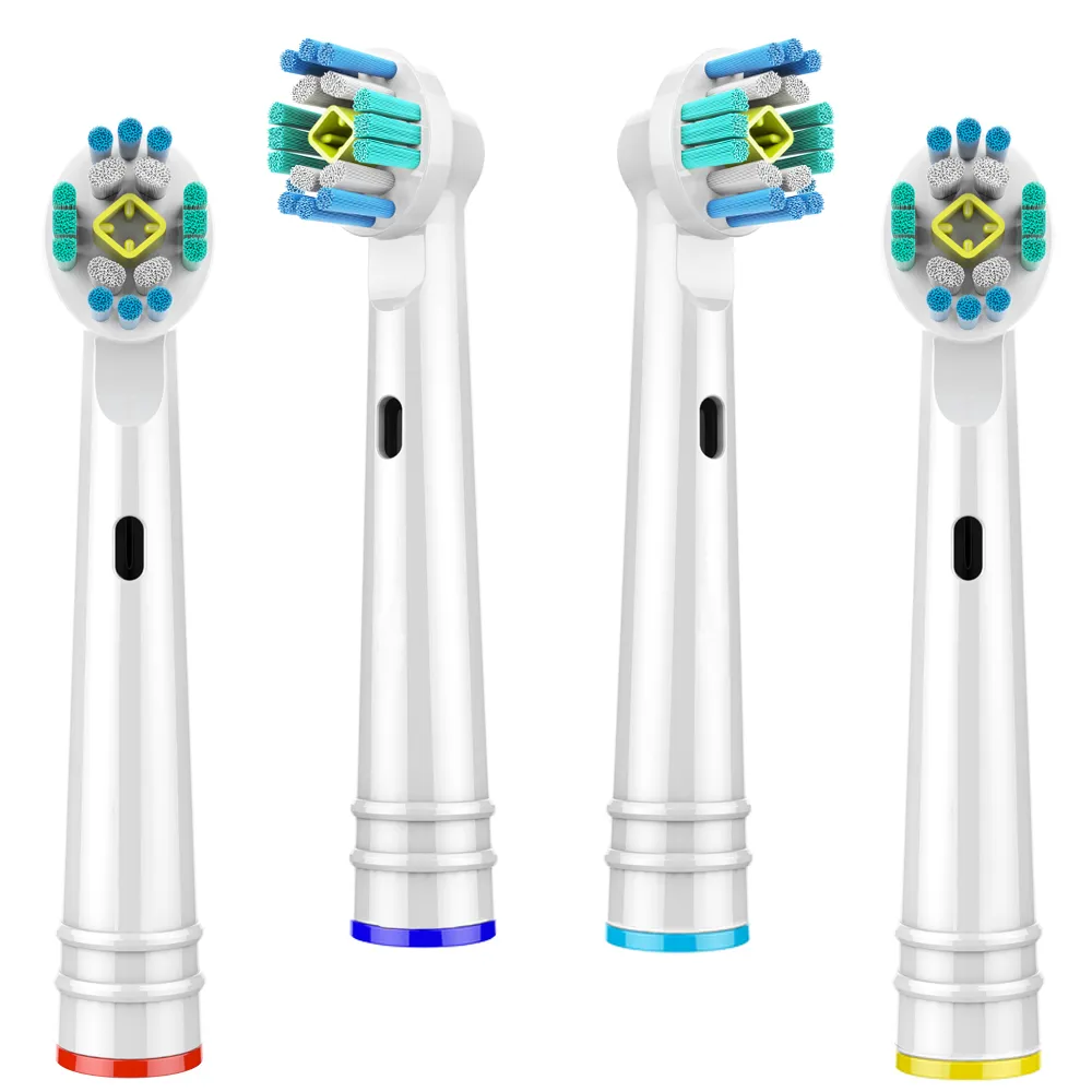 4X Heads For B oral Vitality Rechargeable Electric Toothbrush