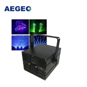 Mini 2W Rgb Full Color Animatie Laserlicht Rgb Beam Laser Dj Podiumverlichting Voor Disco Party Muziek Band Podium