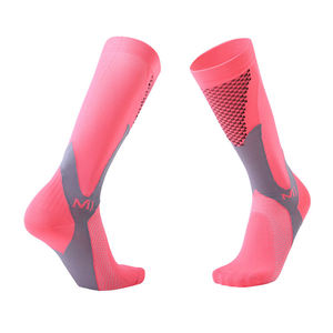Chaussettes de compression professionnelles en nylon éponge pour la course à pied, le marathon, la randonnée et le cyclisme en extérieur, pour hommes et femmes adultes, vente en gros - Product Image 5
