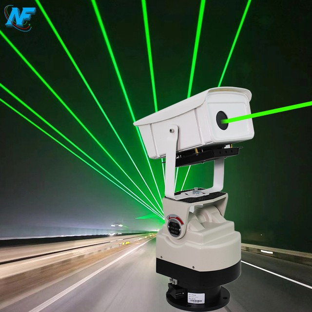 1W 2W 3.6W RGBW Single Green Rotating Outdoor IP66 Waterproof Laser Light DMX512 Control CRI 95 Warning Driver Beam for Highway