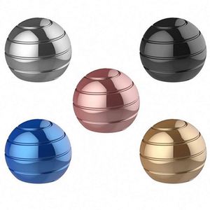 Jouet de bureau cinétique Tohom pour enfants, Fidget Spinner personnalisé en alliage d'aluminium, Cube métallique Mario, Mini Tri Spinner Snitch d'or, Anti-stress - Product Image 2