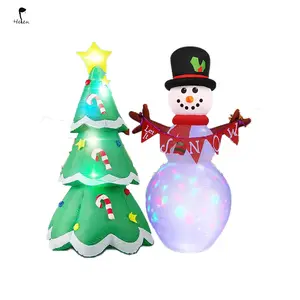 स्नोमैन क्रिसमस के लिए एलईडी रोशनी के साथ एलईडी रोशनी 2023 नए उत्पादों के साथ हीलन क्रिसमस के पेड़