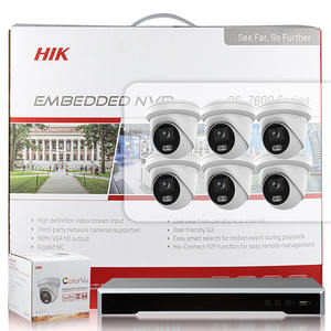 Kit de caméra réseau tourelle 4K 8 canaux 1U 8 PoE DS-<span class=keywords><strong>7608NI</strong></span>-<span class=keywords><strong>I2</strong></span>/8P NVR 4 MP ColorVu H.265+ avec détection de mouvement fixe - Product Image 2