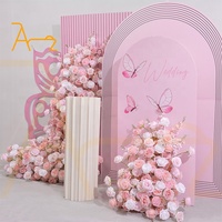 Offre Spéciale fournitures de mariage mariage événement Design luxe scène toile de fond acrylique fleur décors pour la décoration de fête