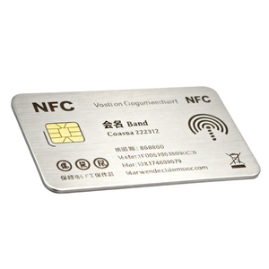 Service personnalisé Graveur Argent Noir Or Miroir Code Adhésion Nom de visite Visite Cartes de visite en métal pour gravure laser - Product Image 1