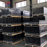 Briques réfractaires trapézoïdales en MgO-C (magnésie-carbone) pour revêtement de cuve EAF et paroi d'ovenne en arc, briques à haute stabilité thermique