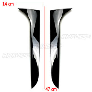 2 pièces Aileron latéral de fenêtre arrière de voiture Canards Splitter pour Audi A4 B8 Allroad Avant 2009-2016 - Product Image 6