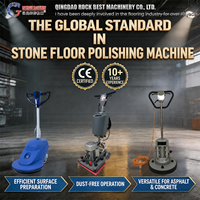 Machine de polissage et de nettoyage 17 pouces pour marbre, cristal, pierre, carrelage et parquet