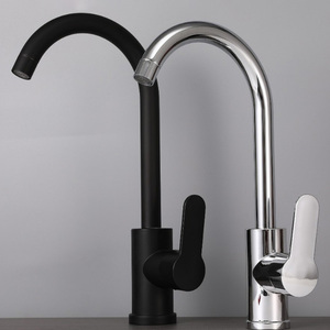 <span class=keywords><strong>Rubinetto</strong></span> da <span class=keywords><strong>cucina</strong></span> <span class=keywords><strong>moderno</strong></span> in acciaio inox, montato su piano, con acqua calda e fredda, monocomando. - Product Image 1