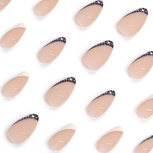 Haute Qualité De Luxe Conçu Réutilisable Imprimé <span class=keywords><strong>Faux</strong></span> <span class=keywords><strong>Ongles</strong></span> Court Personnalisé Alomond Presse Sur <span class=keywords><strong>Ongles</strong></span> <span class=keywords><strong>Ongles</strong></span> Artificiels Pour Femme - Product Image 3