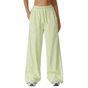 กางเกงสเวตแพนท์ผู้หญิงทรงหลวมคุณภาพสูง ดีไซน์เอวสูง ทรงแบ็กกี้ ลายพิมพ์กันยับ สไตล์ลำลอง สำหรับฤดูหนาว - Product Image 1