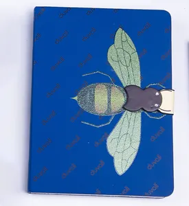 2023 блокнот в твердой обложке из искусственной кожи с Пчелкой, журнал, модный дневник, книга с животными с блестящим принтом