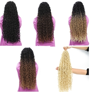 Extensions de cheveux synthétiques pré-torsadées Majesty Twist Curly Passion Senegalese Twist Ombre pour <span class=keywords><strong>tresses</strong></span> et dreadlocks pour femmes - Product Image 6
