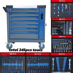 Carrito de Almacenamiento para Taller con Ruedas y 7 Cajones con Cerradura, Resistente, de Acero, Capacidad de Carga de 300 kg, Venta Caliente OEM - Product Image 1