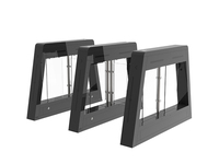 Control de Acceso RFID, Puerta Rápida de Acero Inoxidable, Torniquete Automático, Barrera Abatible, Protección IP65, Seguridad Antipersonas Detrás