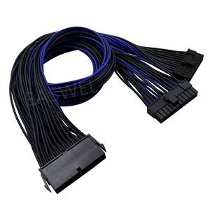 ATX 24Pin Cáp Mở Rộng Cung Cấp Năng Lượng 1 Đến 2 Cổng <span class=keywords><strong>PSU</strong></span> Bộ Chia Từ Nam Sang Nữ - Product Image 2