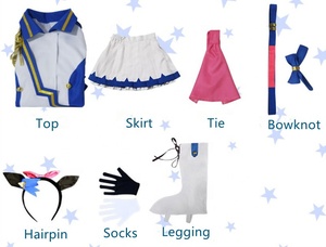 Vestito uniforme della scuola superiore all'ingrosso vestito blu marinaio Lolita Pretty Derby Tokai Teio <span class=keywords><strong>Costume</strong></span> Anime costumi Cosplay di Halloween - Product Image 6