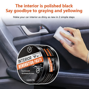 X9 Restaurateur Écologique pour Intérieur de <span class=keywords><strong>Voiture</strong></span>, Revêtement Liquide en Pâte 50g, Entretien des Garnitures en Plastique et Sièges en <span class=keywords><strong>Cuir</strong></span>, Cire Non Nocive - Product Image 2